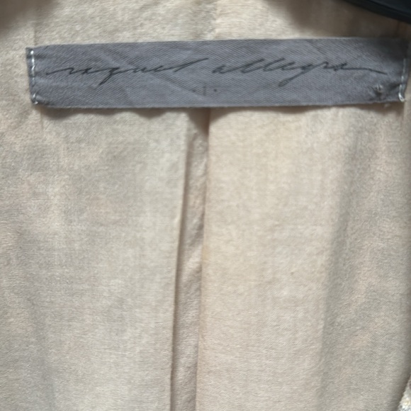 Raquel Allegra Linen Blend Leopard Blazer size 1 - Picture 2 of 9